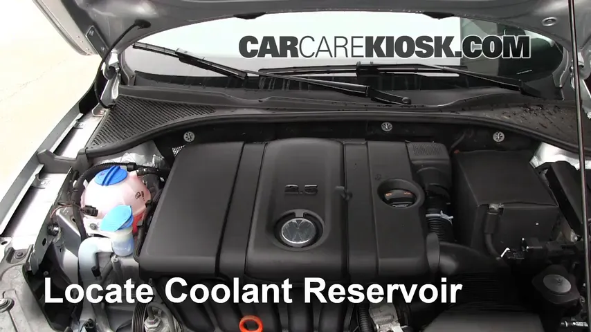 2012 Volkswagen Passat S 2.5L 5 Cyl. Sedan (4 Door) Refrigerante (anticongelante) Cambiar refrigerante